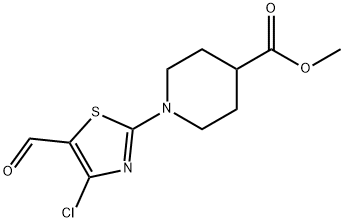 Methyl 1-(4-chloro-5-formylthiazol-2-yl)piperidine-4-carboxylate