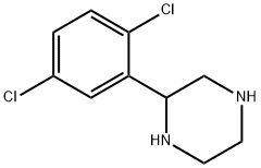 2-(2,5-二氯苯基)哌嗪 结构式