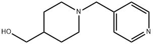 1-(4-吡啶甲基)-4-哌啶甲醇 结构式