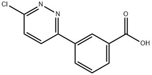 3-(6-Chloropyridazin-3-yl)benzoic acid 结构式