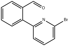 2-(6-溴-2-吡啶)苯甲醛 结构式