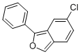 ISOBENZOFURAN, 6-CHLORO-1-PHENYL- 结构式