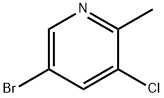 2-甲基-3-氯-5-溴吡啶 结构式