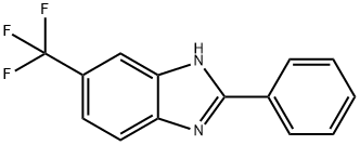 1H-BENZIMIDAZOLE, 2-PHENYL-5-(TRIFLUOROMETHYL)- 结构式