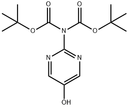 IMidodicarbonic acid, 2-(5-hydroxy-2-pyriMidinyl)-, 1,3-bis(1,1-diMethylethyl) ester 结构式