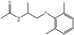 N-[2-(2,6-DiMethylphenoxy)-1-Methylethyl]acetaMide 结构式