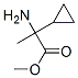 Cyclopropaneacetic acid, alpha-amino-alpha-methyl-, methyl ester (9CI) 结构式
