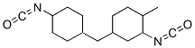 2-isocyanato-4-[(4-isocyanatocyclohexyl)methyl]-1-methylcyclohexane 结构式