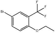 4-溴-2-三氟甲基苯乙醚 结构式