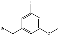 3-氟-5-甲氧基苄溴 结构式