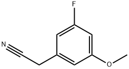 3-氟-5-甲氧基苯乙腈 结构式