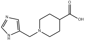 4 - 哌啶羧酸,1 - (1H - 咪唑 - 5 - 基甲基) 结构式