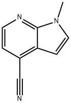 1H-Pyrrolo[2,3-b]pyridine-4-carbonitrile,  1-methyl- 结构式