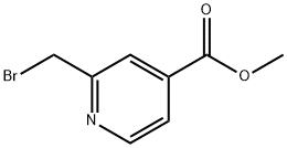 2-溴甲基-4-吡啶羧酸甲酯 结构式