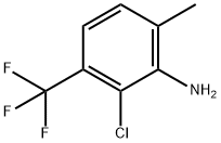 4-CHLORO-2-METHYL-5-(TRIFLUOROMETHYL)ANILINE 结构式