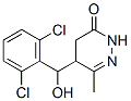 5-((2',6'-dichlorophenyl)hydroxymethyl)-6-methyl-4,5-dihydro(2H)-3-pyridazinone 结构式