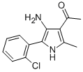 1-[4-amino-5-(2-chlorophenyl)-2-methyl-1H-pyrrol-3-yl]ethanone 结构式