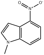 1-甲基-4-硝基-1H-吲哚 结构式