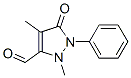 2,4-DIMETHYL-5-OXO-1-PHENYL-2,5-DIHYDRO-1H-PYRAZOLE-3-CARBALDEHYDE 结构式