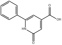 2-羟基-6-苯基吡啶-4-甲酸 结构式