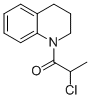 2-CHLORO-1-(3,4-DIHYDRO-2H-QUINOLIN-1-YL)-PROPAN-1-ONE 结构式