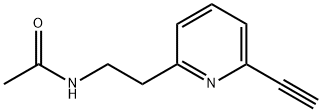 Acetamide,  N-[2-(6-ethynyl-2-pyridinyl)ethyl]- 结构式