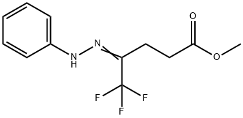 Methyl 5,5,5-trifluoro-4-(2-phenylhydrazono)pentanoate 结构式
