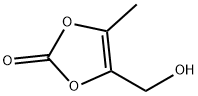 4-(羟甲基)-5-甲基-[1,3]二氧杂环戊烯-2-酮 结构式