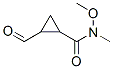 Cyclopropanecarboxamide,  2-formyl-N-methoxy-N-methyl- 结构式