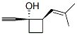 Cyclobutanol, 1-ethynyl-2-(2-methyl-1-propenyl)-, cis- (9CI) 结构式