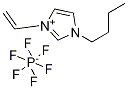 1-乙烯基-3-丁基咪唑六氟磷酸盐 结构式