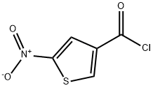 3-Thiophenecarbonyl chloride, 5-nitro- (9CI) 结构式