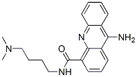 N-((4-dimethylamino)butyl)-9-aminoacridine-4-carboxamide 结构式