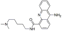 9-Amino-N-(5-(dimethylamino)pentyl)-4-acridinecarboxamide 结构式