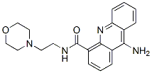 9-Amino-N-(2-(4-morpholinyl)ethyl)-4-acridinecarboxamide 结构式