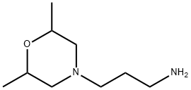 3-(2,6-顺式2,6-二甲基吗啉-4-基)丙胺 结构式