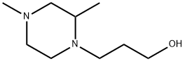 1-Piperazinepropanol,2,4-dimethyl-(7CI) 结构式