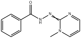 (1-Methyl-2(1H)-pyrimidinylidene)hydrazide benzoic acid 结构式