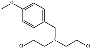 N,N-BIS(2-CHLOROETHYL)-4-METHOXYBENZENEMETHANAMINE 结构式