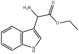 ALPHA-氨基吲哚-3-乙酸乙酯 结构式