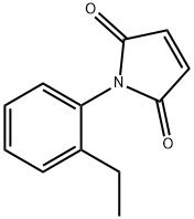 1-(2-乙基苯基)吡咯-2,5-二酮 结构式