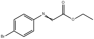 (E)-Ethyl 2-(4-bromophenylimino)acetate 结构式