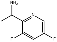 1-(3,5-二氟吡啶-2-基)乙-1-胺 结构式