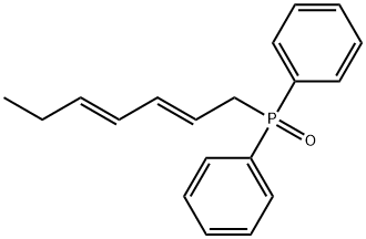 (e,e)-2,4-Heptadienyldiphenylphosphine Oxide 结构式