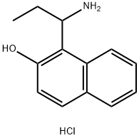 1-(1-氨基乙基)萘-2-醇盐酸盐 结构式