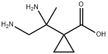 Cyclopropanecarboxylic  acid,  1-(1,2-diamino-1-methylethyl)- 结构式