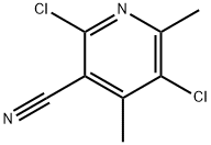 2,5-二氯-4,6-二甲基烟腈 结构式