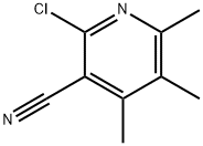 2-Chloro-4,5,6-trimethylnicotinonitrile 结构式