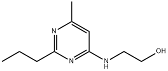 2-((6-甲基-2-丙基嘧啶-4-基)氨基)乙烷-1-醇 结构式