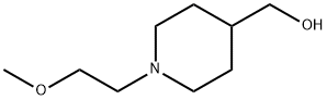 [1-(2-甲氧基乙基)哌啶-4-基]甲醇 结构式